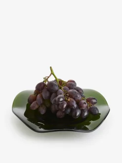 Gewellter Glasteller, 27 cm