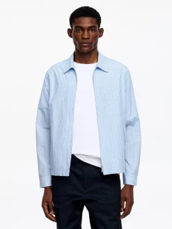 Harrington-Jacke aus Popeline