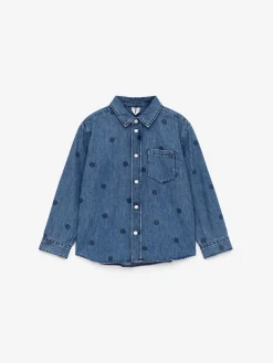 Jeanshemd mit Print