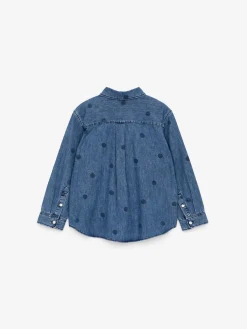 Jeanshemd mit Print