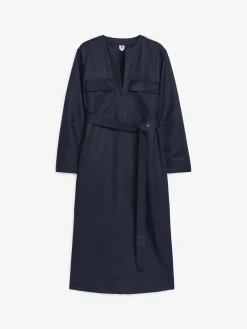 Kleid aus Leinen und Lyocell