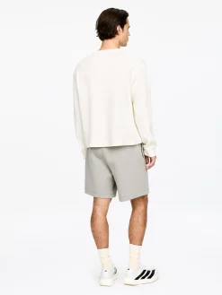 Langarmshirt mit Waffelstruktur