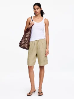 Leinen-Shorts