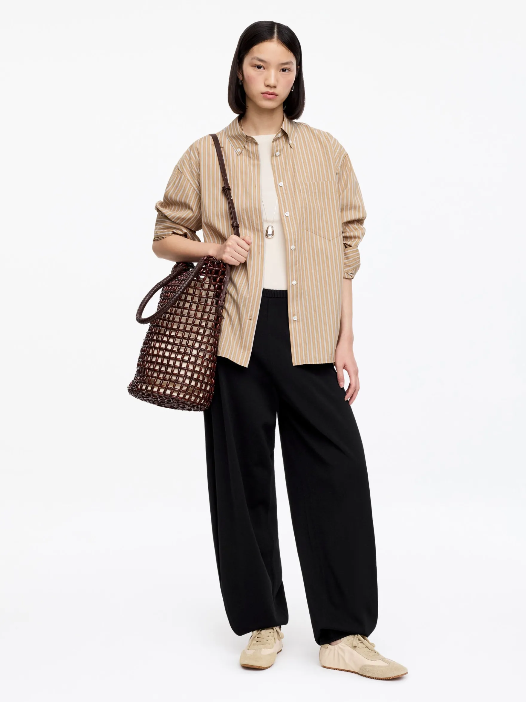 Lockere Feinstrickhose