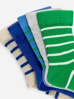 5 Paar Rippstricksocken für Babys