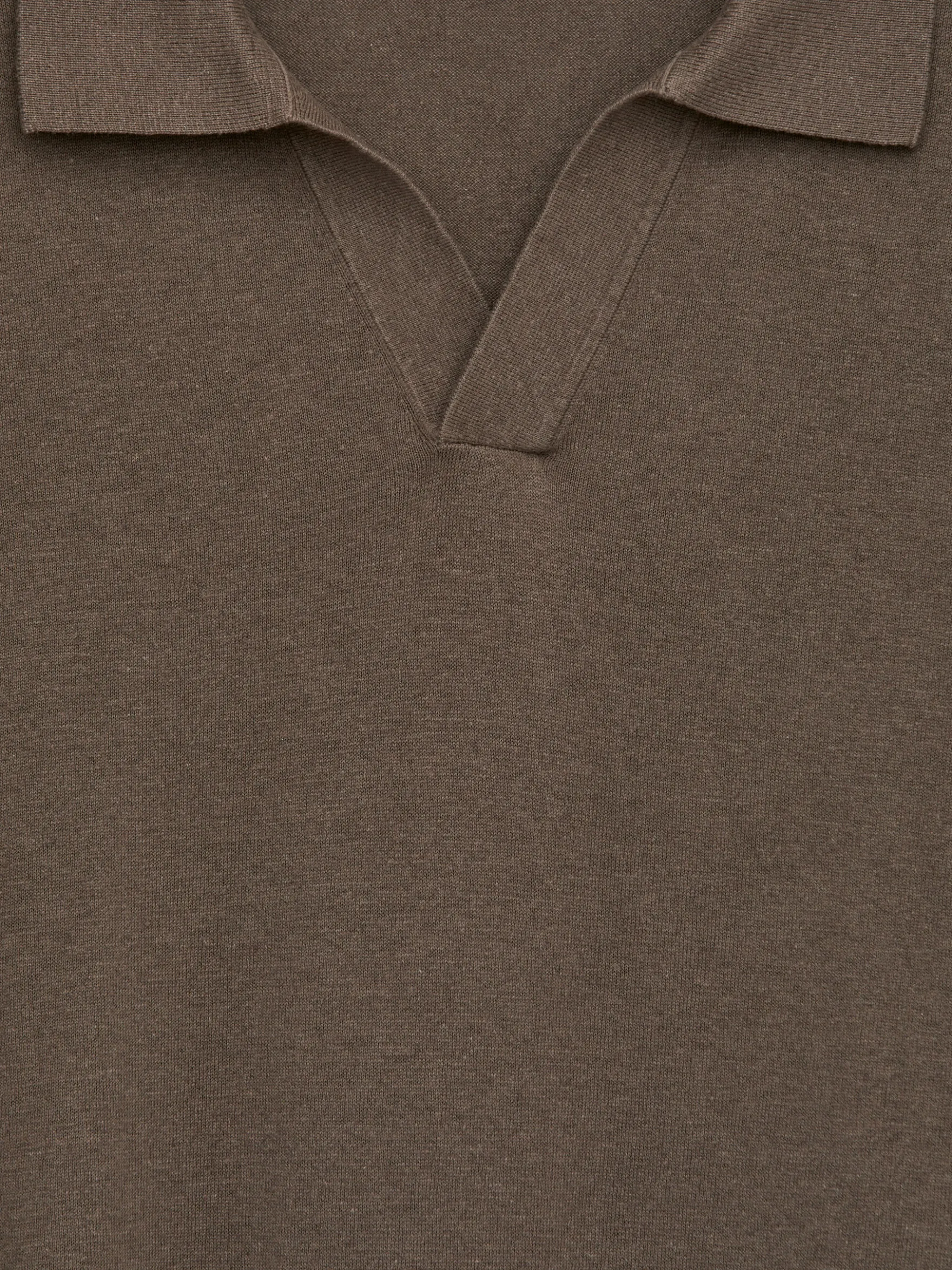 Poloshirt aus Baumwoll-Leinen