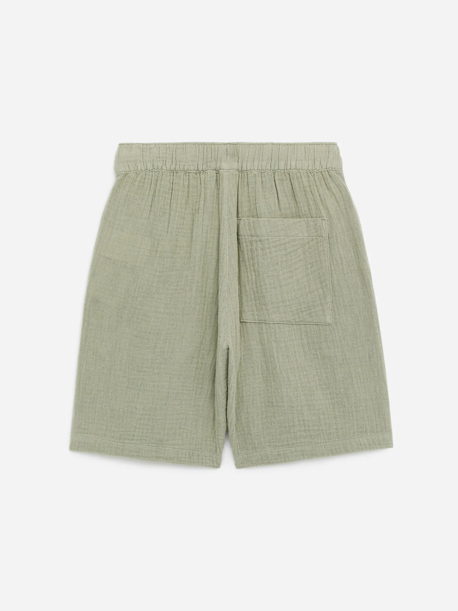 Pull-on-Shorts aus Baumwollmusselin