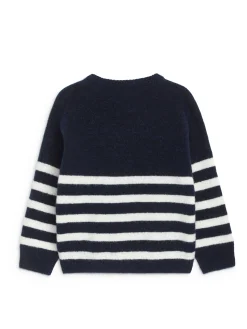 Pullover aus Alpakawolle und Wolle