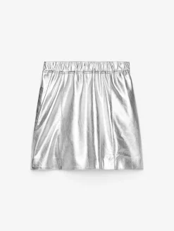 Rock aus Metallic-Leder