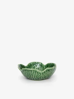 Schale in Kohlblattform Bordallo Pinheiro, 17  cm