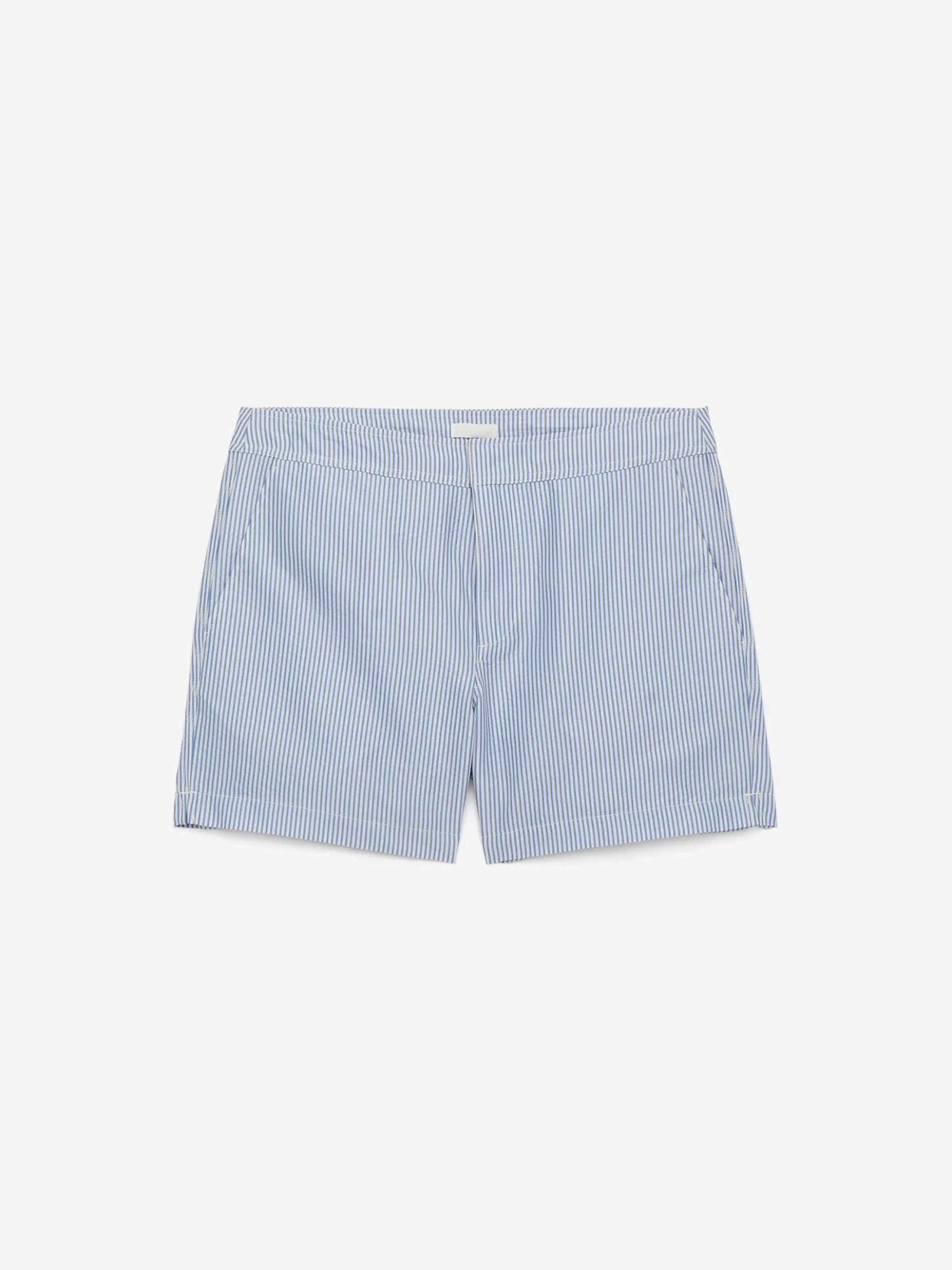 Seersucker-Badeshorts