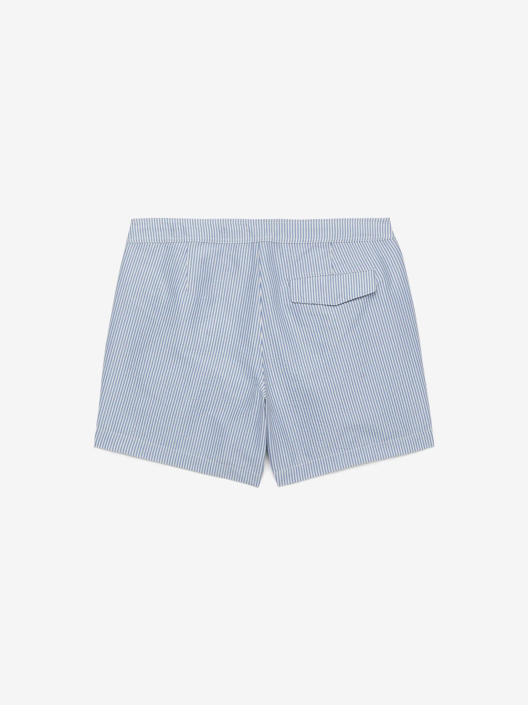 Seersucker-Badeshorts