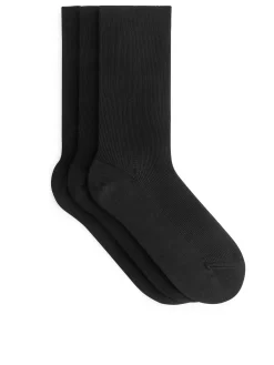 Socken aus merzerisierter Baumwolle, im 3er-Pack