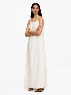 Strandkleid aus Lyocell und Baumwolle
