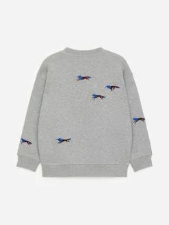 Sweatshirt mit Stickerei