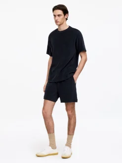 T-Shirt aus Baumwollfrottee