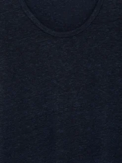 T-Shirt aus Leinenmischung