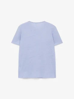 T-Shirt aus Leinenmischung