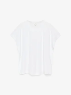 T-Shirt aus Leinenmischung