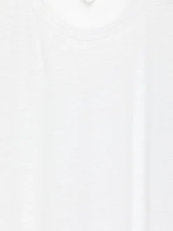 T-Shirt aus Leinenmischung