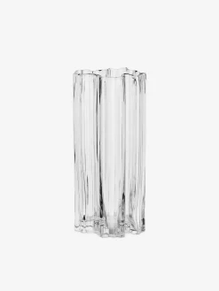 Unregelmäßig geformte Glasvase, 25 cm