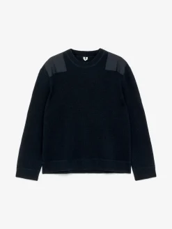Wollpullover mit Patches